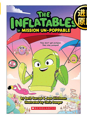 英文原版 The Inflatables In Mission Un-Poppable 充气艇大作战3 图像小说 英文版 进口英语原版书籍
