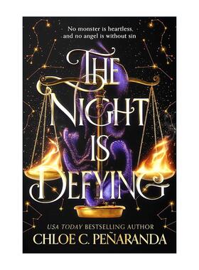 英文原版 The Night is Defying 夜晚正在反抗 黑暗奇幻浪漫小说 夜陨三部曲2 Nytefall Trilogy 英文版 进口英语原版书籍
