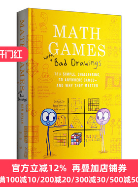 英文原版 Math Games with Bad Drawings 欢乐数学游戏 精装 英文版 Ben Orlin 进口英语原版书籍