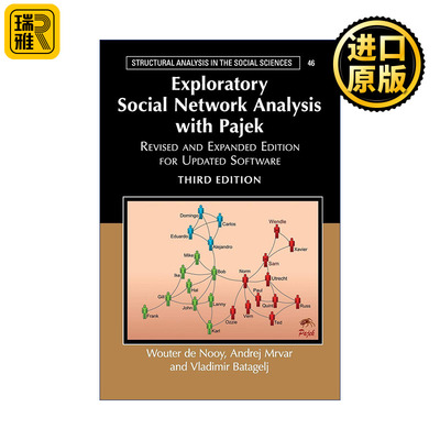 Exploratory Social Network Analysis with Pajek 用Pajek进行探索性社交网络分析 剑桥社科结构分析系列