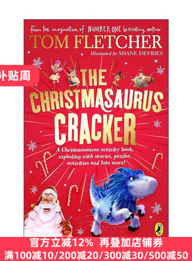 英文原版 The Christmasaurus Cracker 圣诞恐龙大彩包 二合一故事书及更多惊喜 Tom Fletcher 英文版 进口英语原版书籍