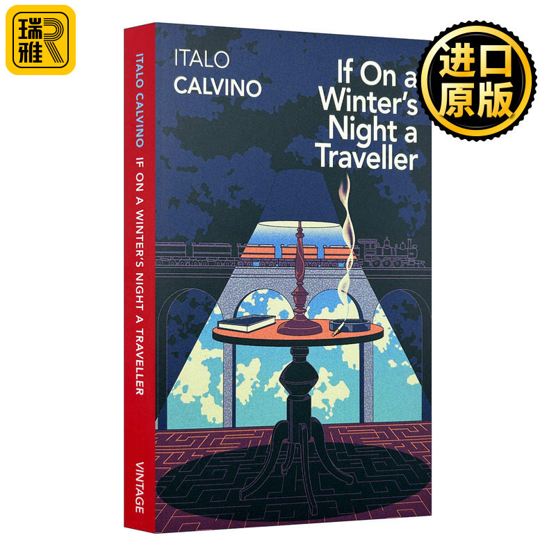 寒冬夜行人 英文原版 If On A Winters Night A Traveller 全英文版 Calvino, Italo 进口原版英语书籍