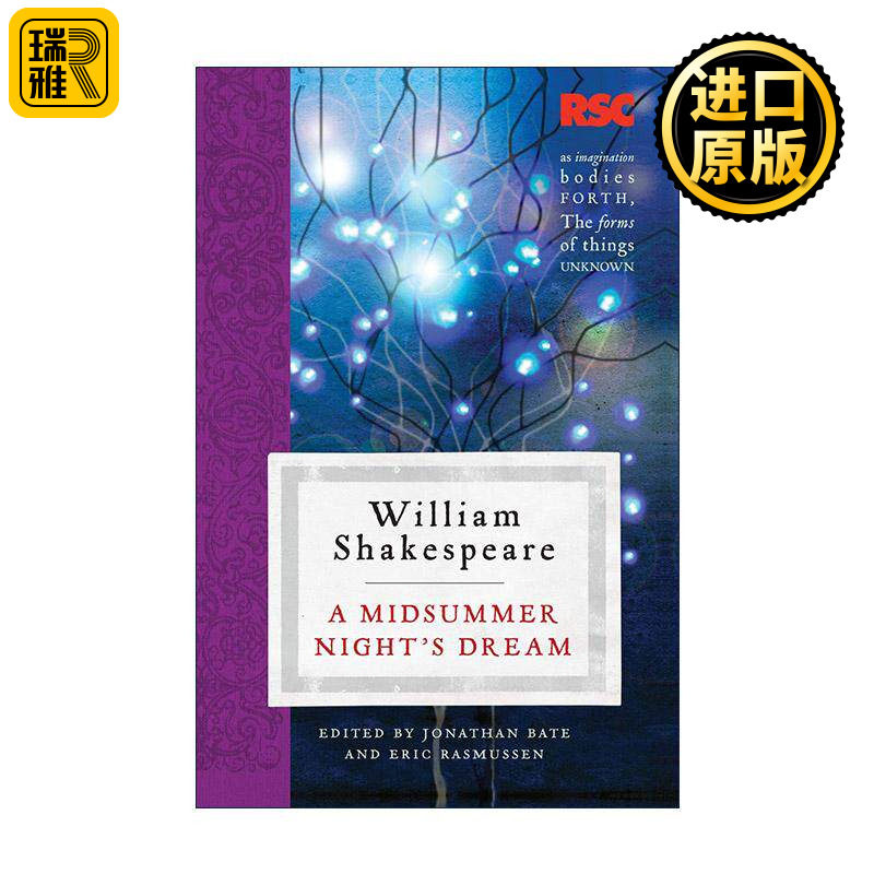 英文原版 A Midsummer Night's Dream 莎士比亚 仲夏夜之梦 英国皇莎剧团 戏剧导读版 英文版 进口英语原版书籍