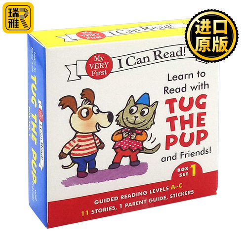 Learn to Read with Tug the Pup and Friends! Box Set 1 My Very First I Can Read分级阅读