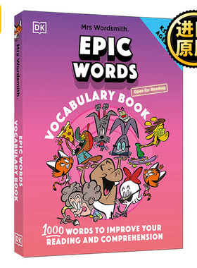 Mrs Wordsmith Epic Words Vocabulary Book (Key Stages 1-2) 沃德史密斯夫人：词汇书  4-8岁 精装