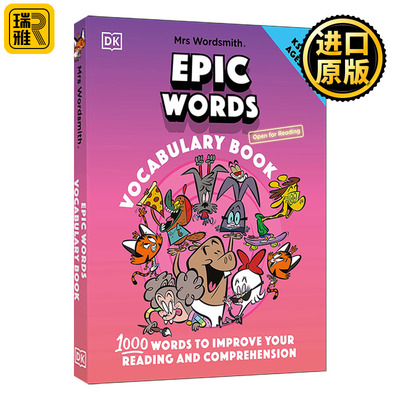 Mrs Wordsmith Epic Words Vocabulary Book (Key Stages 1-2) 沃德史密斯夫人：词汇书  4-8岁 精装