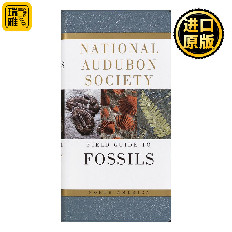 英文原版 National Audubon Society Field Guide to North American Fossils 全美奥杜邦协会北美化石野外指南 英文版 进口书籍