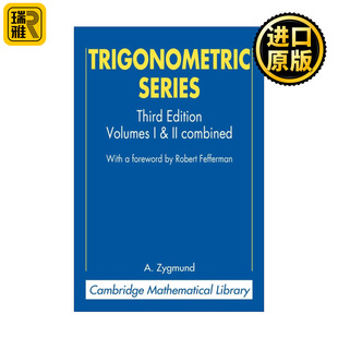 Trigonometric Series 三角级数 A.吉格曼 剑桥数学图书馆系列