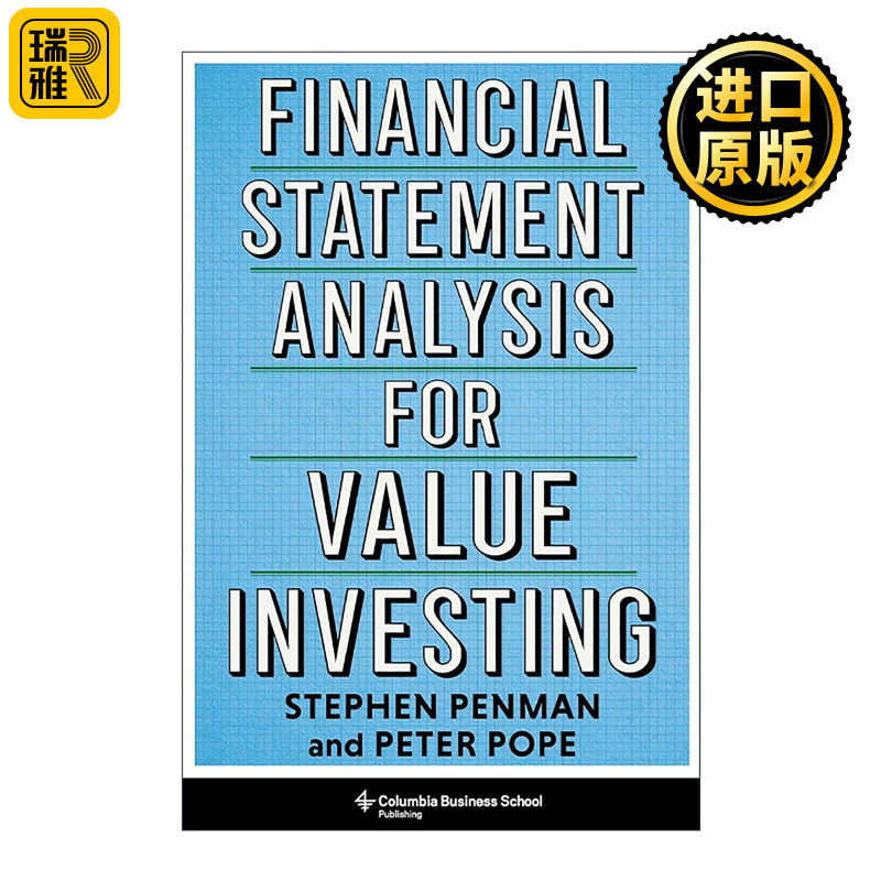 英文原版 Financial Statement Analysis for Value Investing价值投资的财务报表分析 斯蒂芬·H.佩因曼 哥伦比亚大学出版社 精装