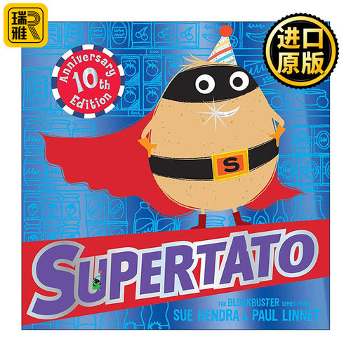 英文原版 Supertato 土豆超人 10周年版 Sue Hendra & Paul Linnet 绘本 英文版 进口英语原版书籍