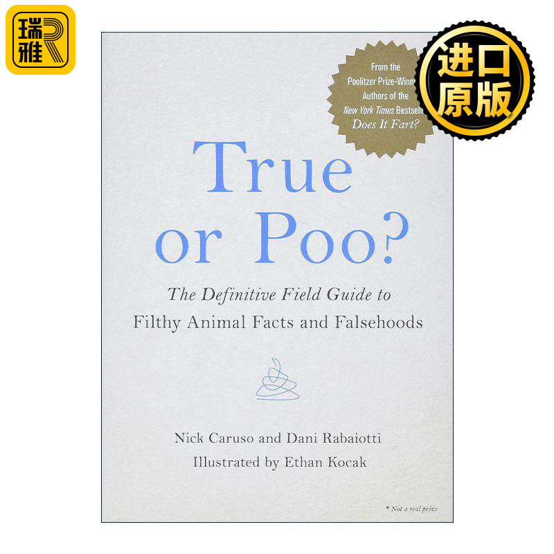 英文原版 True or Poo? 动物奇葩说 关于屎尿屁的那些真真假假的流言 精装幽默故事 英文版 进口英语原版书籍