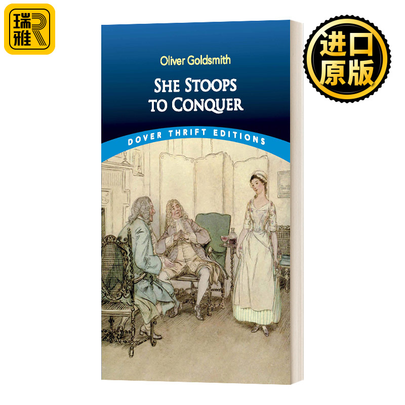 She Stoops to Conquer 她俯首称臣 Dover Thrift Editions 英文原版