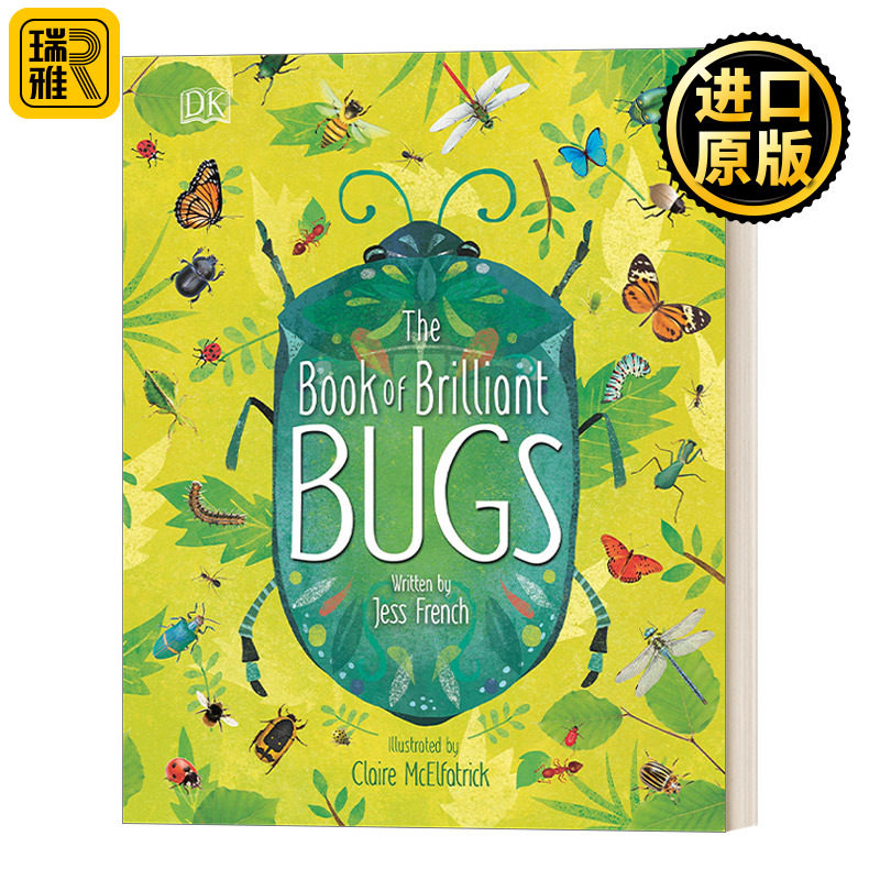 英文原版 聪明的虫子 大虫虫百科 昆虫知识图画书 7岁以上儿童科普精装绘本 英文版 进口英语书籍