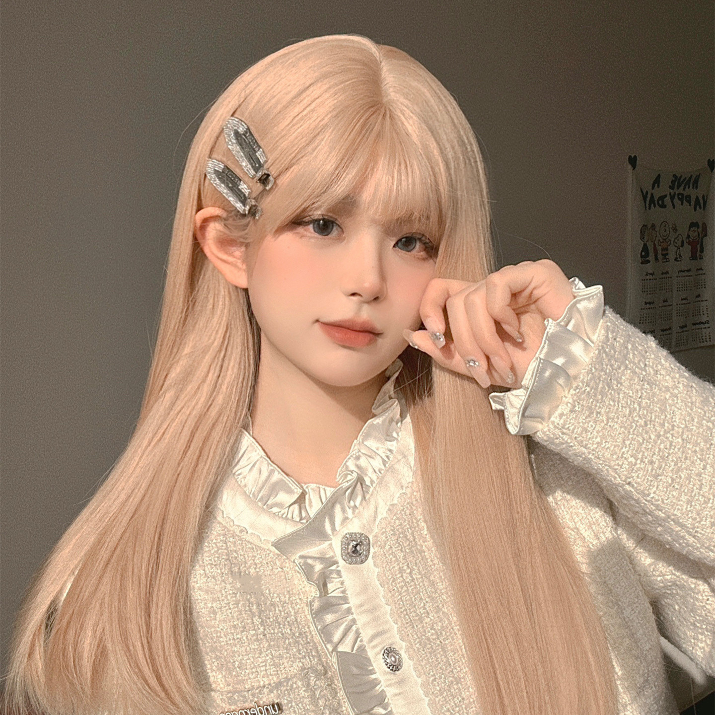 闪闪鸭嘴夹无痕夹子头饰