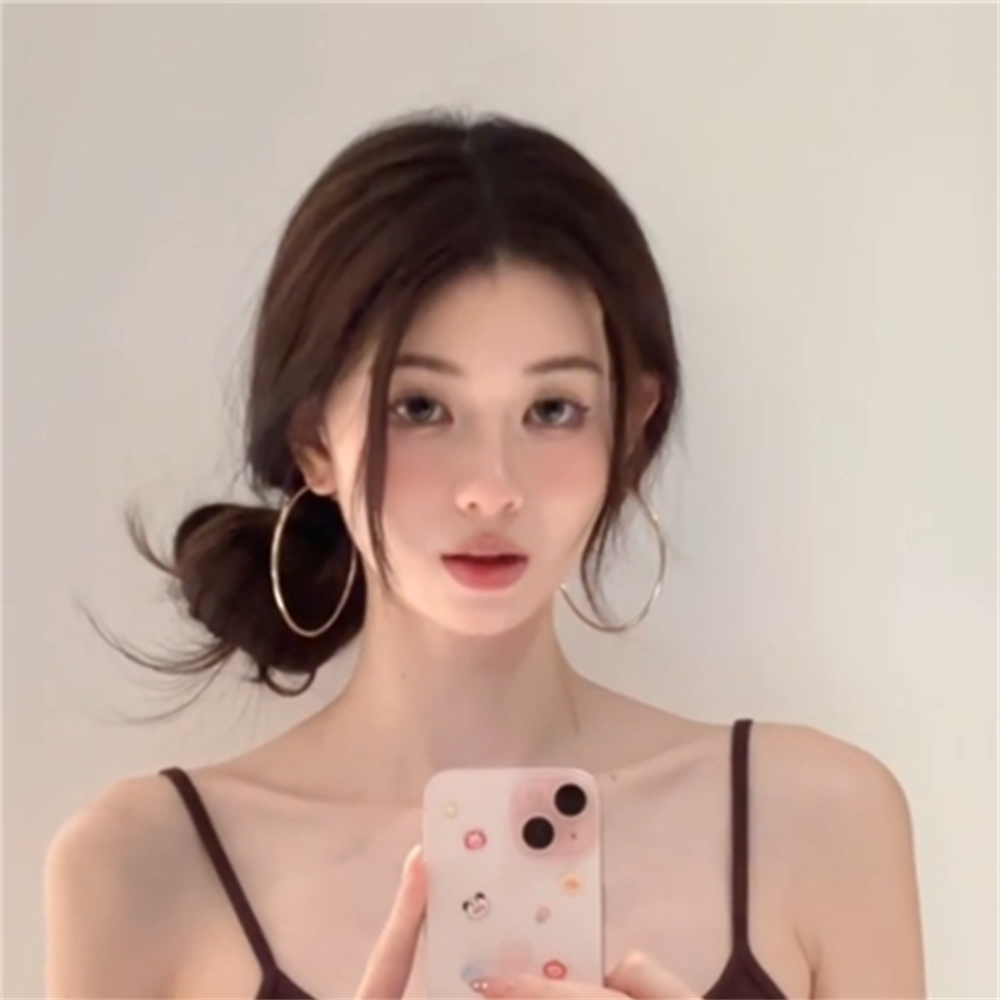 细圆圈耳环个性夸张欧美