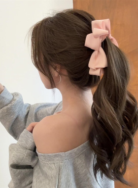 zoozmini名媛风蝴蝶结香蕉夹女2025新款夹子头饰简约甜美盘发夹潮