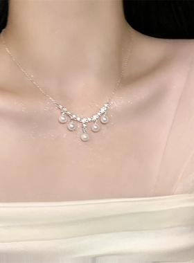 轻奢淡水珍珠项链小众设计高级