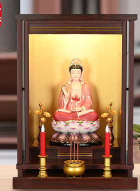 致福平安挂式佛龛吊柜供台翻转门带灯带开关183促销