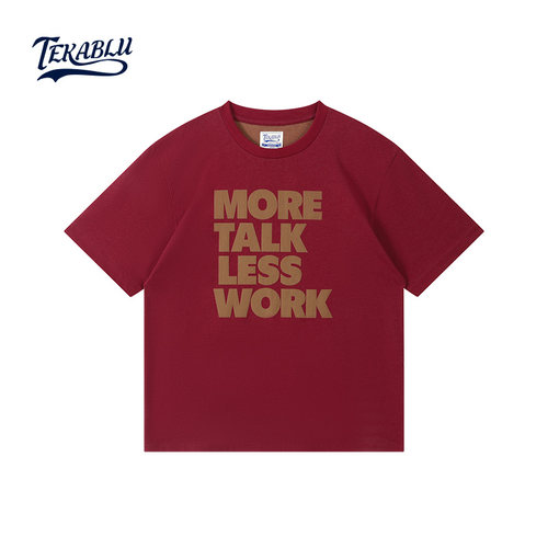 4种颜色300克重磅复古印花TEE