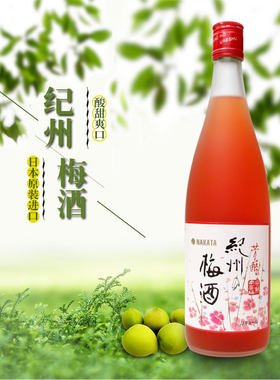 日本梅酒中田纪州日式720ml女性