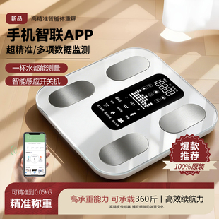 体重秤家用高精准度电子秤2026新款智能体脂称减肥人专用称体重计