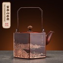 铜壶新中式 朱炳仁铜 复古煮茶壶家用大号烧水壶富春山居壶礼品