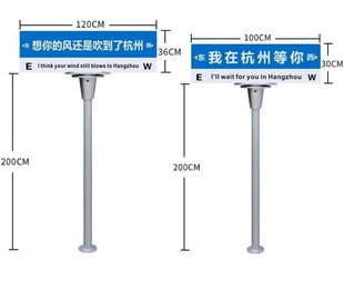 丝印交通标志牌道路牌上海T型路牌 路名牌指路牌定制双向3m反光