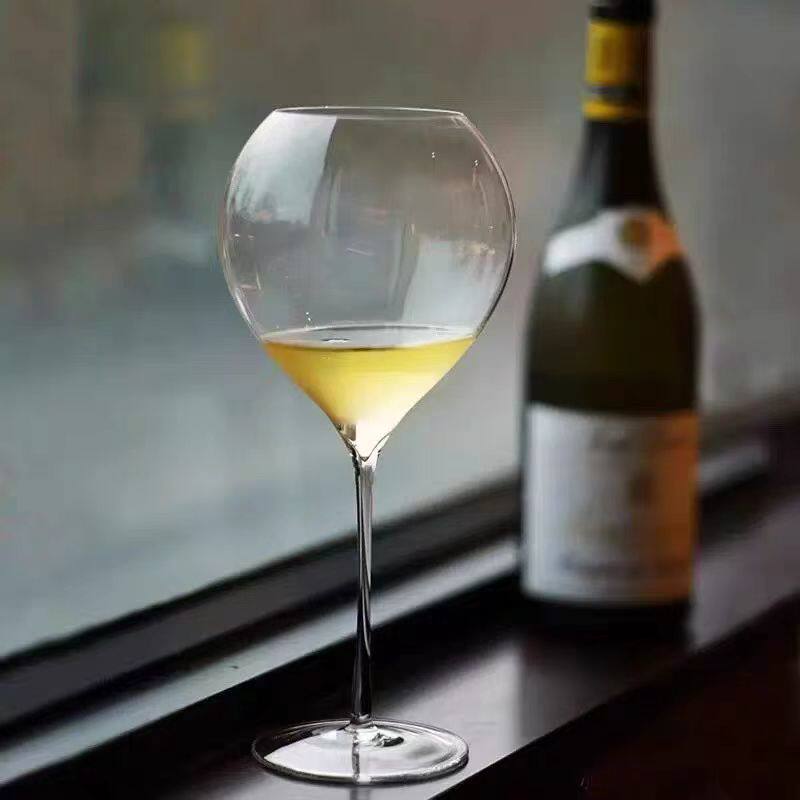 颜值天花板 餐厅水晶玻璃雷司令白葡萄酒杯气泡香槟高脚红酒杯