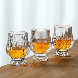 水晶杯闻香杯威士忌酒杯品鉴杯大肚洋酒杯子郁金香干邑杯白酒杯子