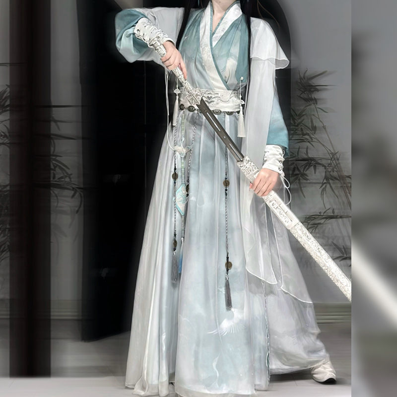 原创仙侠改良新中式汉服2026新款少年武侠超仙古装cosplay服装春