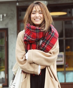 格子围巾披肩大红苏格兰冬季保暖仿羊绒学生男女情侣新年机洗柔软