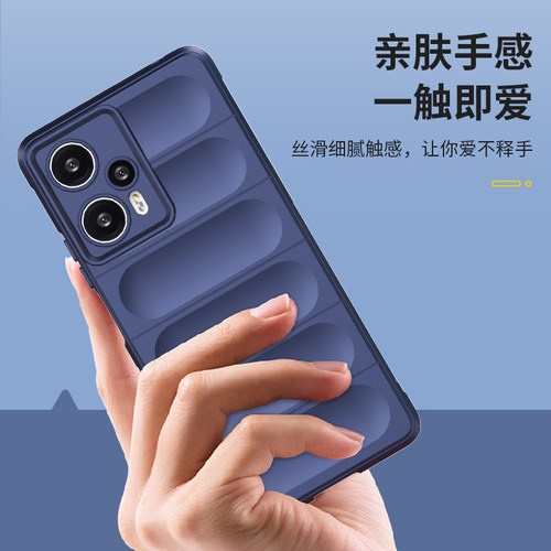 适用红米note12turbo手机壳加厚气囊防摔新款保护套Redmi Note12 pro+全包镜头液态硅胶男女小米note12外壳