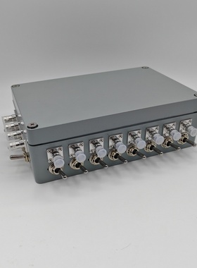 24路BNC 24路开关 接线盒 屏蔽铝壳 长240 宽 160高 75 盒子 压铸