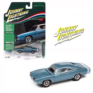 JL1:64 乔尼闪电美系肌肉车1969道奇合金车模