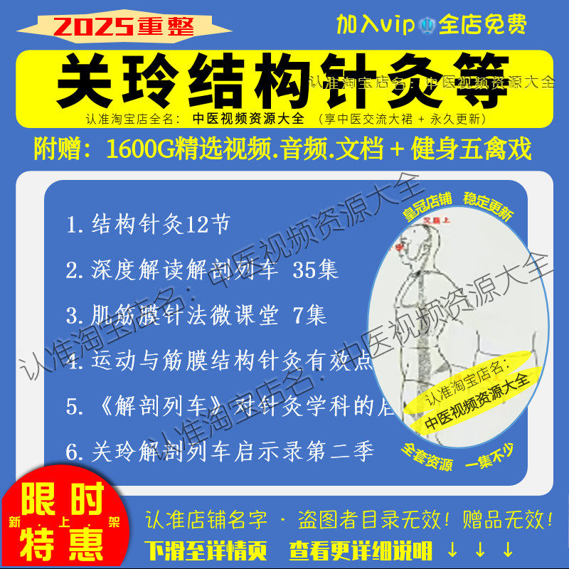 关玲结构针灸肌筋膜针法手法中医视频大全集培训讲座入门到精通
