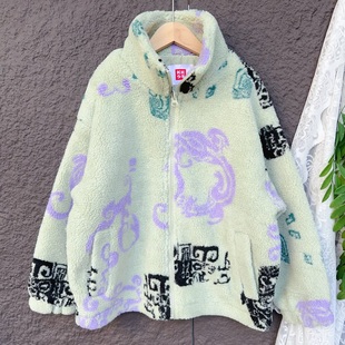 儿童冬季 新款 羊羔绒毛毛衣中大童帅洋气潮 男童外套秋冬款 柜579KK