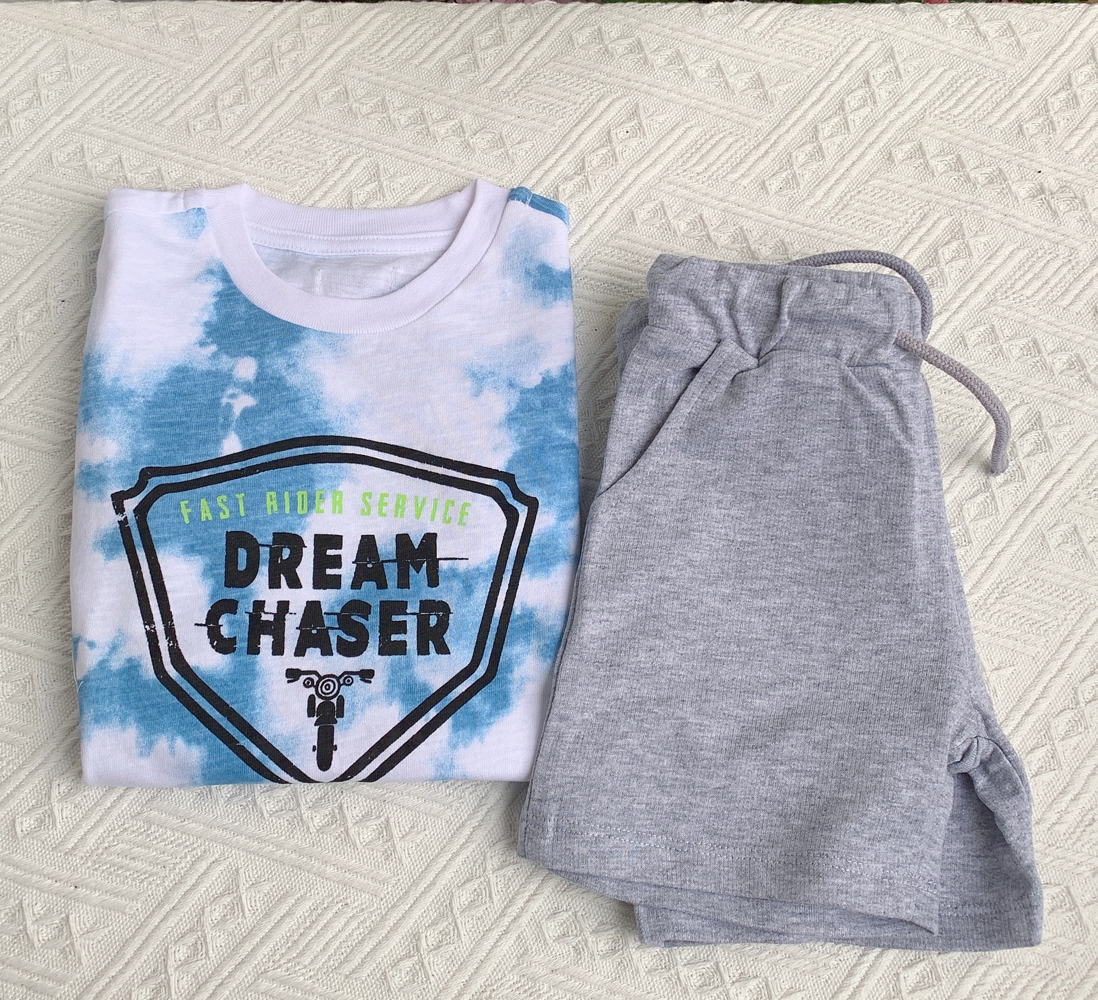 欧美纯棉夏季休闲好穿短袖裤套装