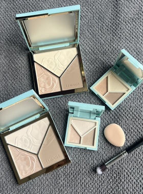 彩棠大师三色立体高光鼻影一体阴影修容盘小样哑光自然轮廓