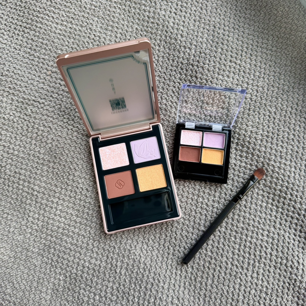 花西子眼影盘眼部打底大地色丝绒哑光爆闪缎光持妆持色小样试色