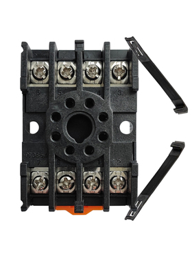 PF085A带挂钩底座继电器ST3P卡扣HHS5P AH3-3 C61F-GP底座8脚固定
