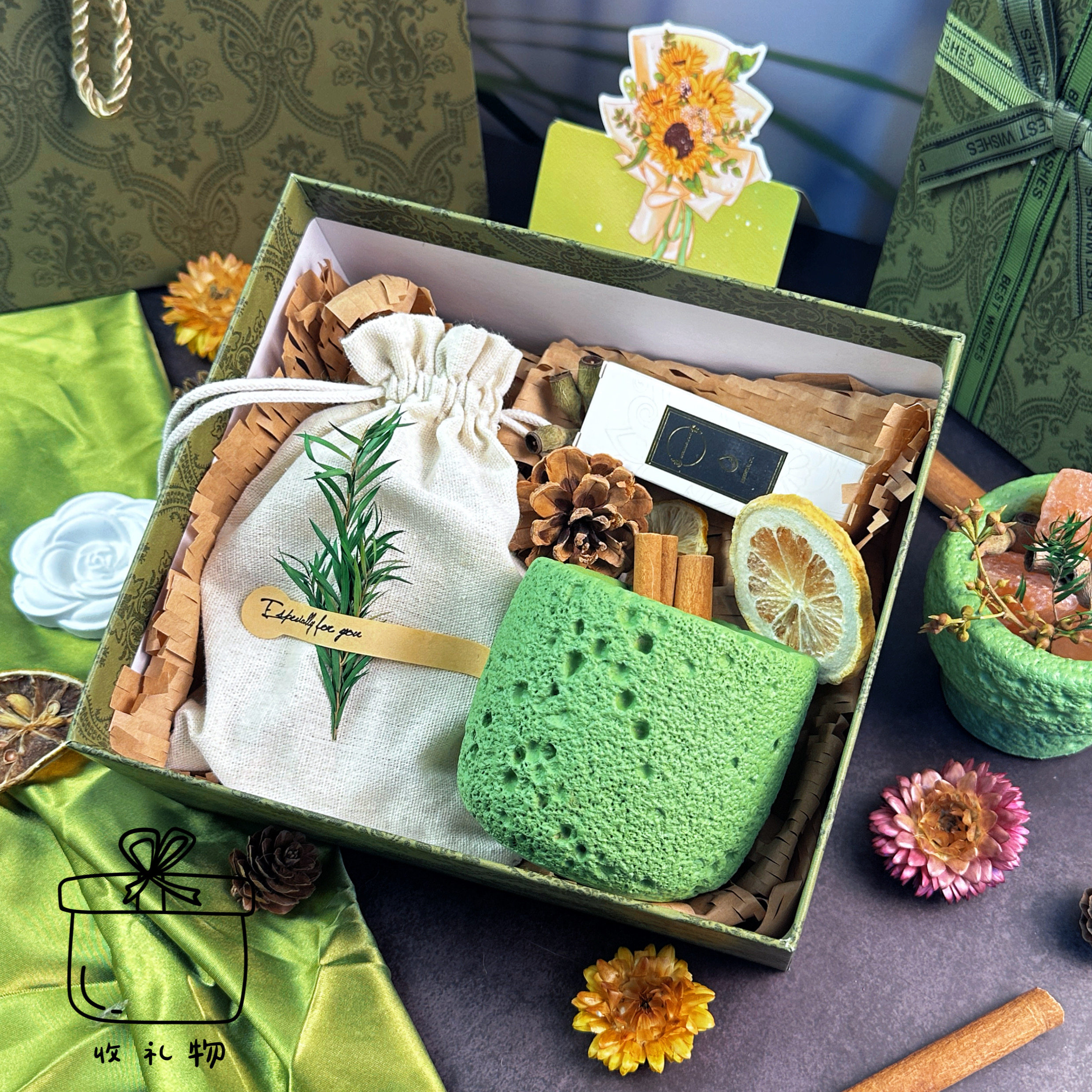 香薰礼盒扩香石无火精油香氛晶石摆件生日礼物送女生闺蜜创意礼品,家居饰品,香薰礼盒,淘宝优惠券,粉丝福利购,淘宝优惠卷