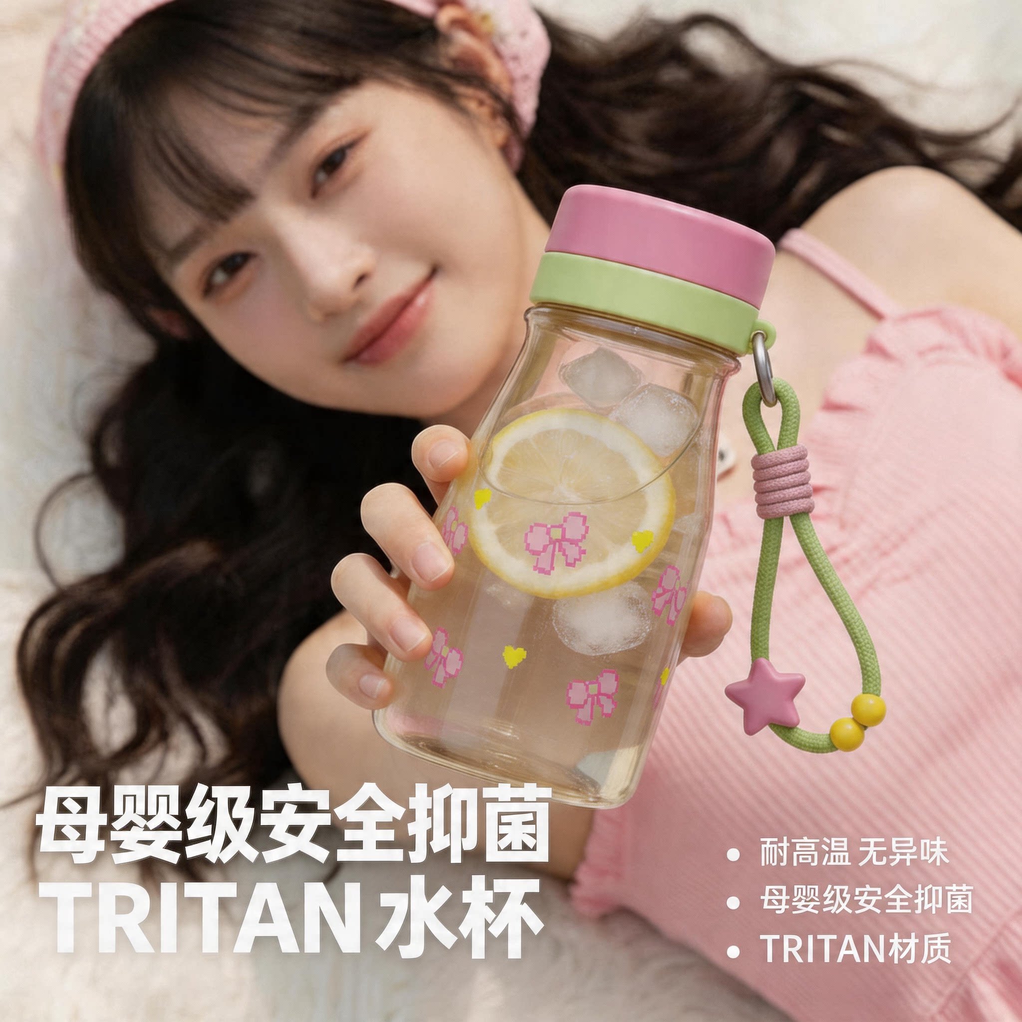 2026新款便携式杯子tritan水杯