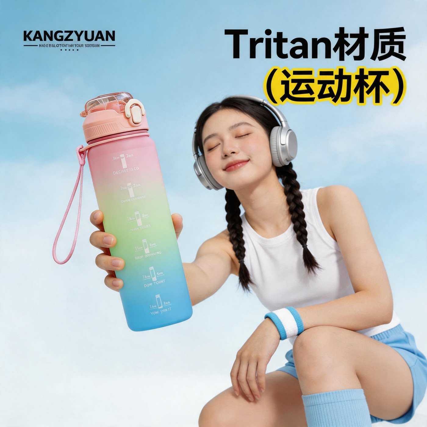 2026新款tritan运动水杯