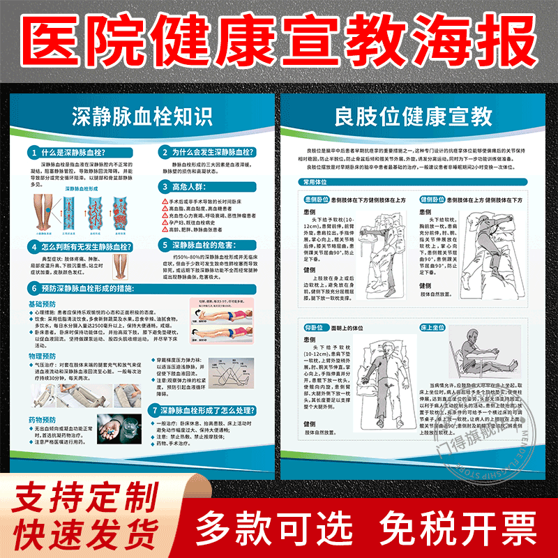 医院健康宣教海报贴纸