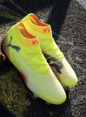 彪马Puma Future 8 Match MG黑白 轻便足球鞋运动鞋钉鞋108368-01