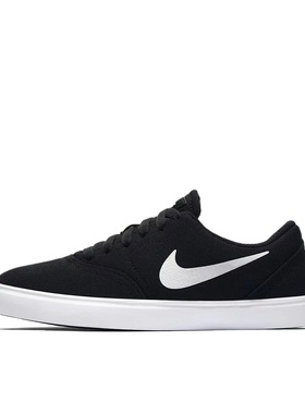 Nike耐克SB CHECK防滑潮流舒适轻便透气板鞋黑色905373-003