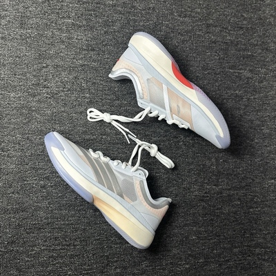 Adidas/阿迪达斯Adizero Select 3.0防滑复古白蓝色篮球鞋 JI4492