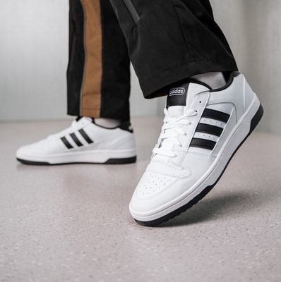 Adidas/阿迪达斯 BREAK START 轻便低帮透气缓震休闲鞋板鞋JR3249
