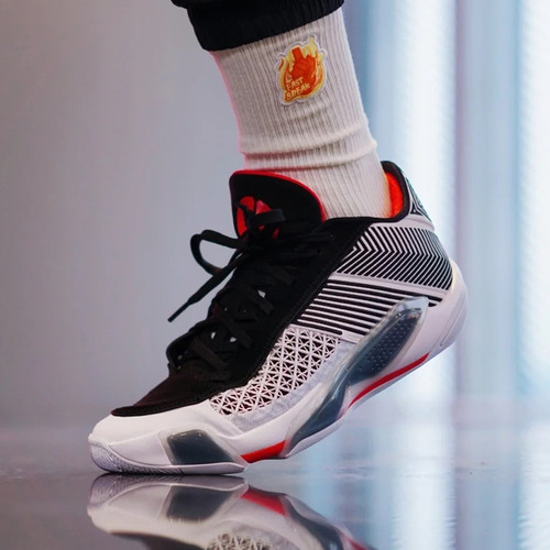 Air Jordan 38 Low AJ38低帮 灰黑红气垫实战篮球鞋 FD2325-101