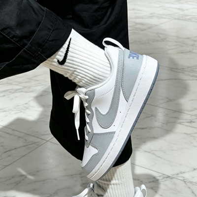NIKE耐克 COURT BOROUGH低帮简版空军一号运动休闲板鞋IQ2725-100